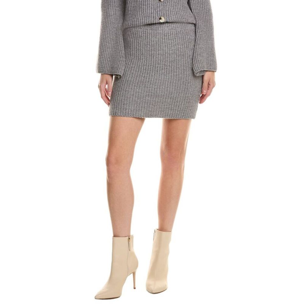 Serenette Womens  Mini Skirt, Gray